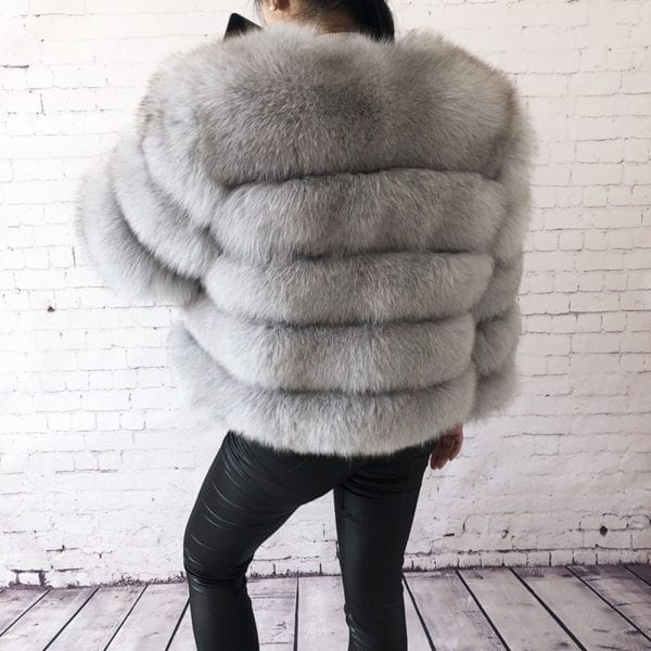 2019 new style real fur coat 100 natural fur jacket female winter warm leather fox fur 11