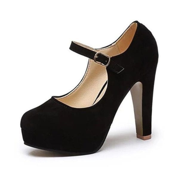QSR shoes woman 12CM Pumps Women s shoes summer the new sexy high heels rounded suede 1