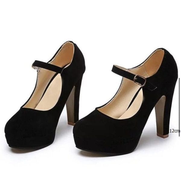 QSR shoes woman 12CM Pumps Women s shoes summer the new sexy high heels rounded suede 3