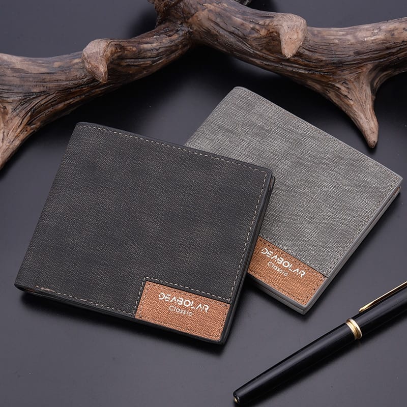 2019 minimalist men s short wallet retro youth wallet ultra thin men s cross section wallet