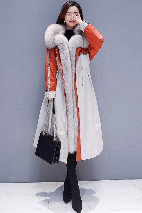 Autumn Winter Coat Women s Jacket 2019 New Long Cotton Clothes Large Fur Collar Hooded Warm 2