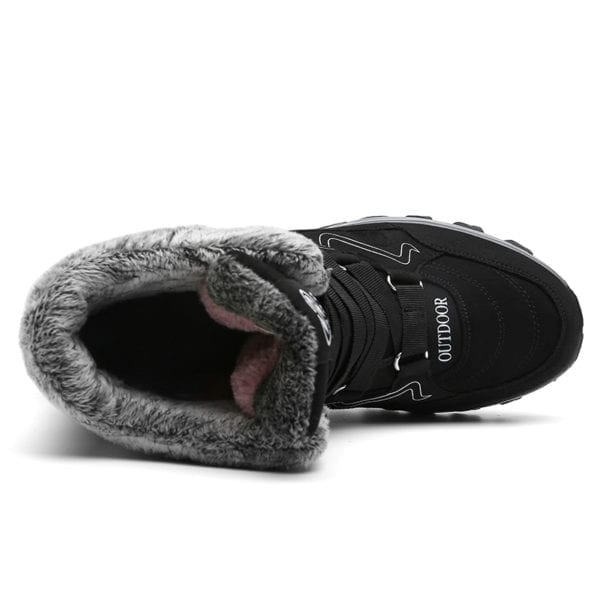 MARSON Men Boots Winter With Fur 2019 Warm Snow Boots Men Winter Boots Work Shoes Men 3