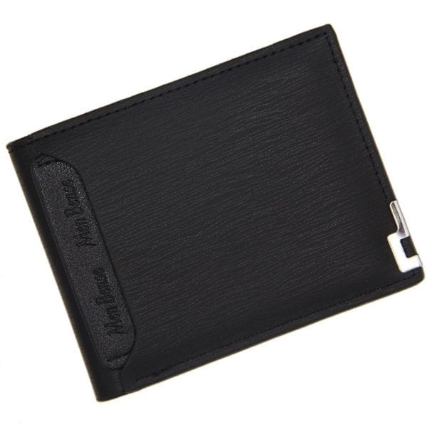 Men Wallet Leather Card Holder Fashion New Card Purse Fashion Multifunction for Credit Cards Male Iron 1