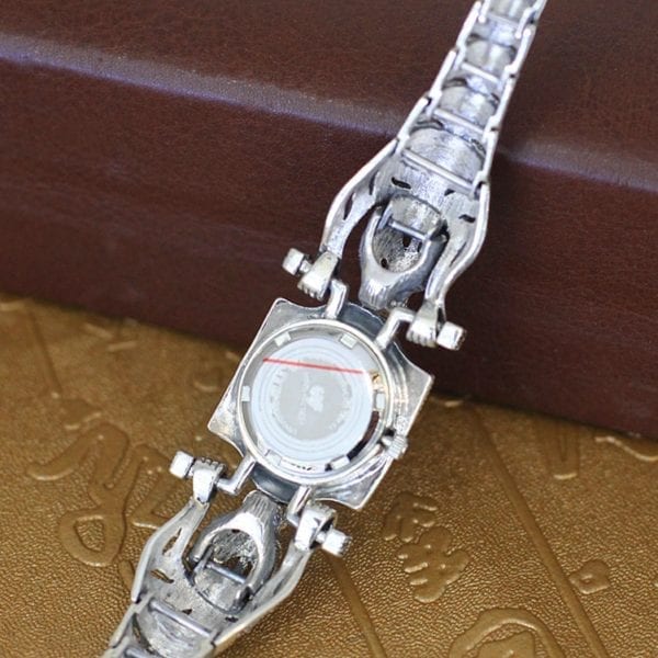 New Arrival Limited Cheetah Watch Classic Fine Jewelry S925 Silver Pure Thai Silver Leopard Rhinestone Bracele 3