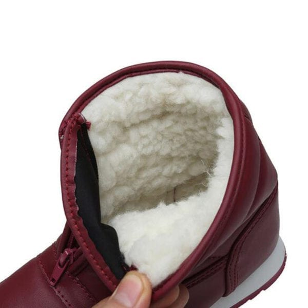 New Winter Boots Men Boots Waterproof Snow Boots Male Shoes Slip On Plush Warm Men Shoes 2