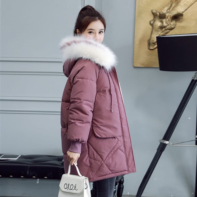 Orwindny Down Jackets Female 2019 Winter Coat Women s Parka With a Hood Jackets And Parka
