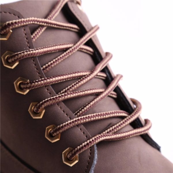 Winter Men Boots PU Outdoor Snow Ankle Boots Male Lace Up Anti slip Booties British Sneakers 8
