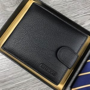 X D BOLO Wallet Men Leather Genuine Cow Leather Man Wallets With Coin Pocket Man Purse