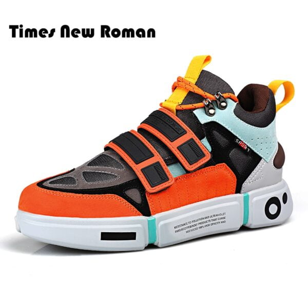 Times New Roman Men s Casual Shoes High top Comfortable Men Fashion Shoes Outdoor Sneakers for 4