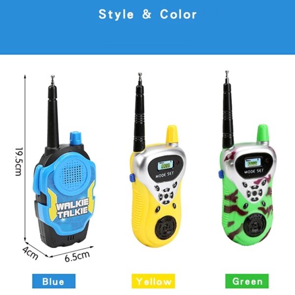 2 Pcs Set of wireless walkie talkie toys parent child interactive games toys Children toys birthday 4