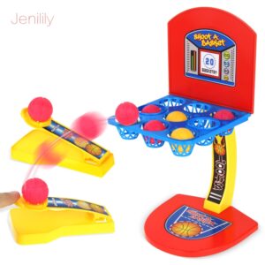 Jenilily Kids Toys Boys Mini Basketball Hoop Shooting Stand Toy Kids Educational for Children Family Game