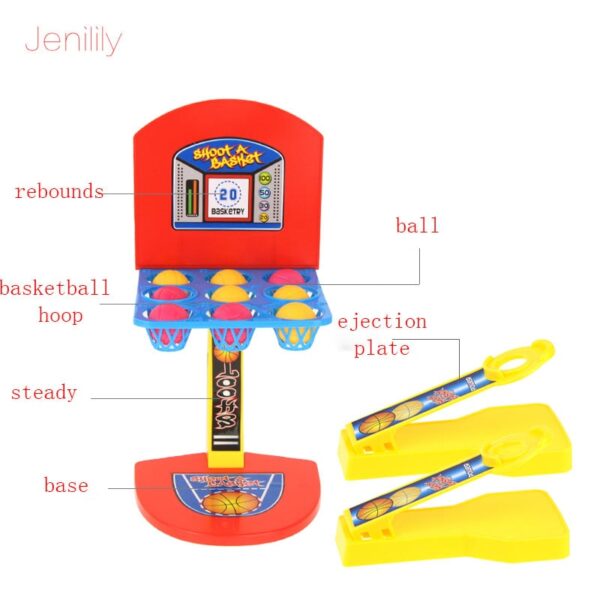 Jenilily Kids Toys Boys Mini Basketball Hoop Shooting Stand Toy Kids Educational for Children Family Game 4