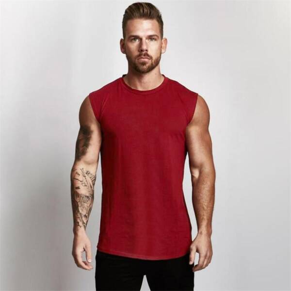 2020 Gym Workout Sleeveless Shirt Tank Top Men Bodybuilding Clothing Fitness Mens Sportwear Vests Muscle Men 11