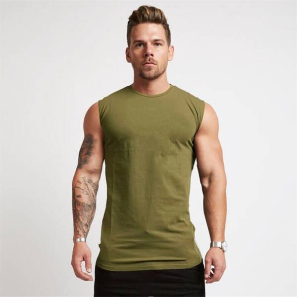 2020 Gym Workout Sleeveless Shirt Tank Top Men Bodybuilding Clothing Fitness Mens Sportwear Vests Muscle Men 9