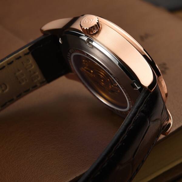 Relogio Masculino Carnival Brand Luxury Automatic Watch Mens Fashion 3D Tiger Rose Gold Mechanical Wristwatch Clock 2