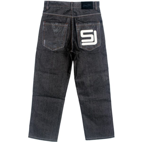 2021 Men s Black Baggy Jeans Hip Hop Designer Skateboard Pants loose Style True HipHop Rap 4