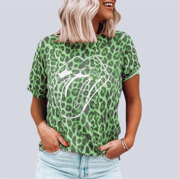 Leopard T shirt Women Short Sleeve 2020 New Fashion Tops Tee Shirts Women Clothes Summer T 1