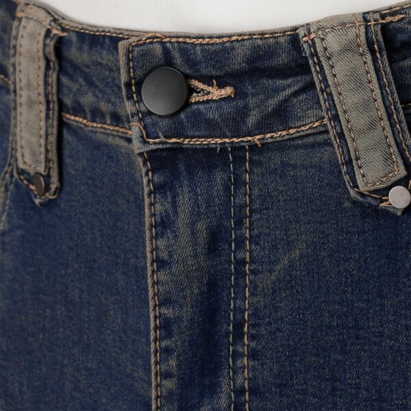 Men s Jeans Fashion Men s Vintage Punk Full Length Light Wash Bootcut Jeans Pocket Flare 3