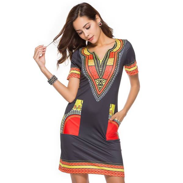 Sexy Dresses Summer Women s Dress 2021 Female Clothing Tropical Woman Skirt Ethnic Print Bodycon Beach 2